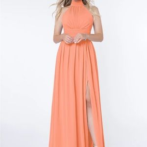 NWT Elegant Sunset Halter Maxi Bridesmaid Dress